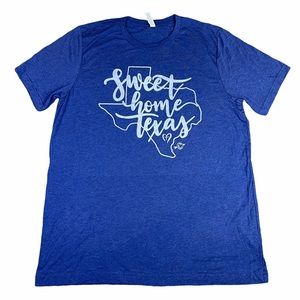 SWEET HOME TEXAS Short Sleeve Graphic T Shirt by Bella Canvas